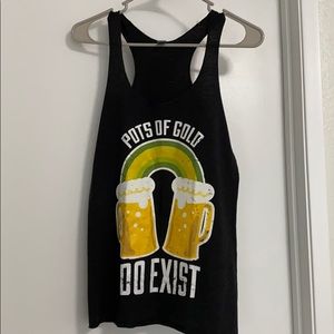 St Patrick’s Day themed tank top